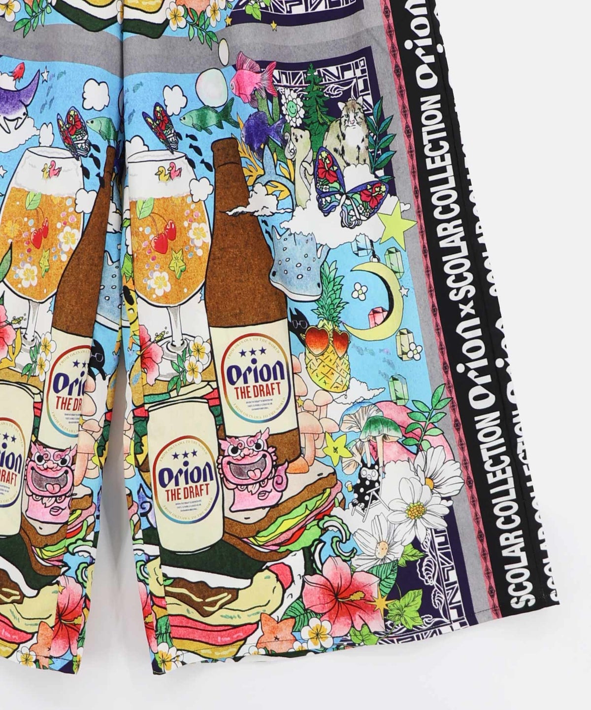 orion×ScoLar スカーフ柄パンツ-14