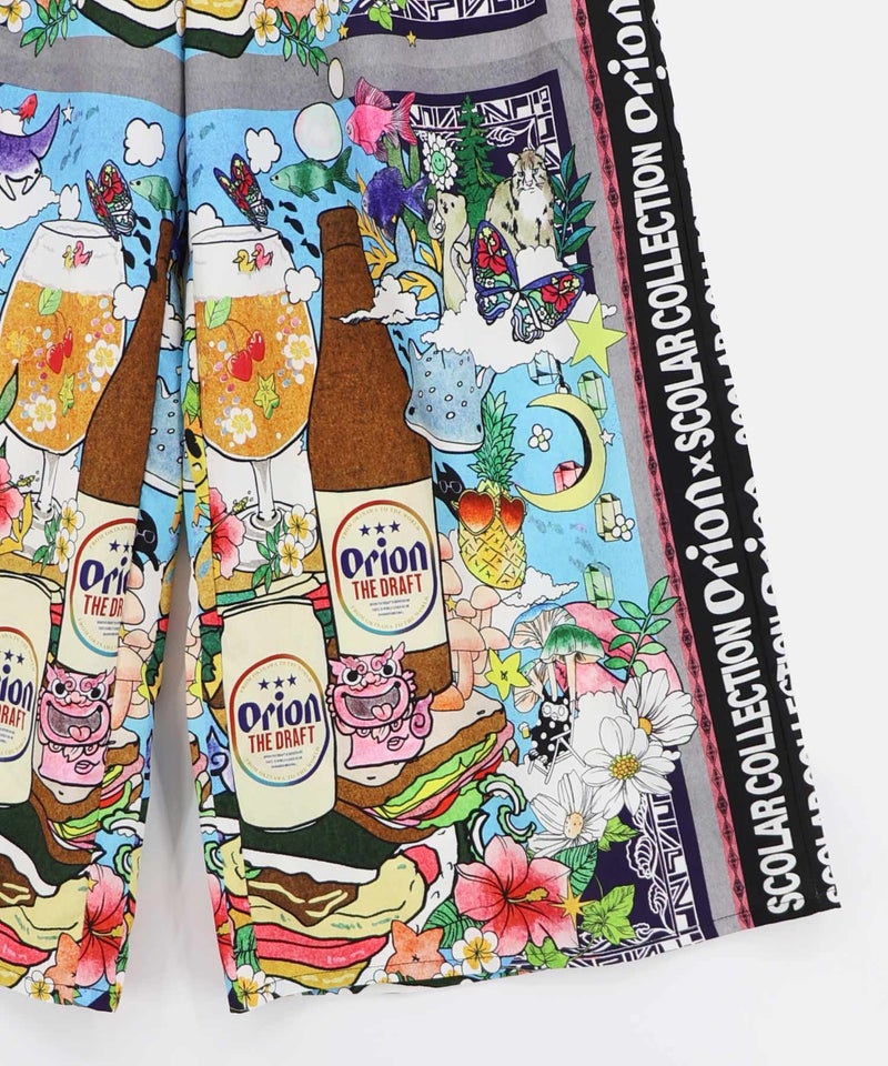orion×ScoLar スカーフ柄パンツ-14