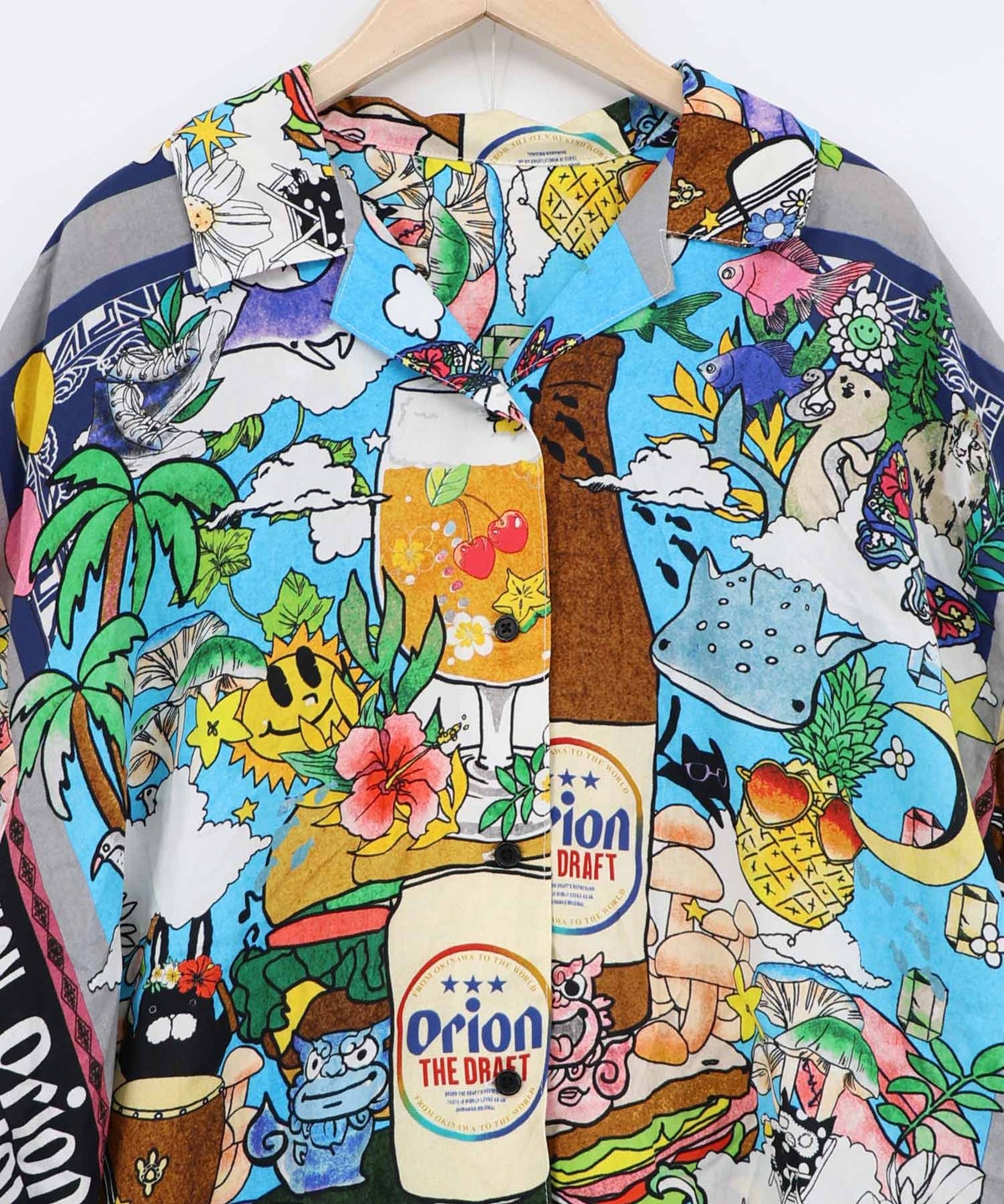 orion×ScoLar スカーフ柄シャツ-15