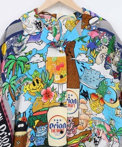 orion×ScoLar スカーフ柄シャツ-15