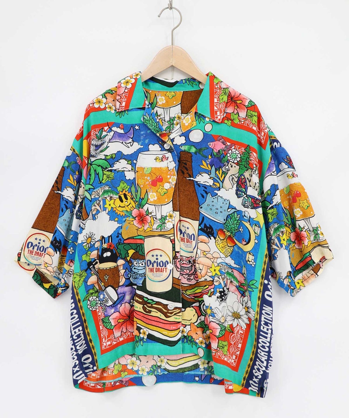 orion×ScoLar スカーフ柄シャツ-17