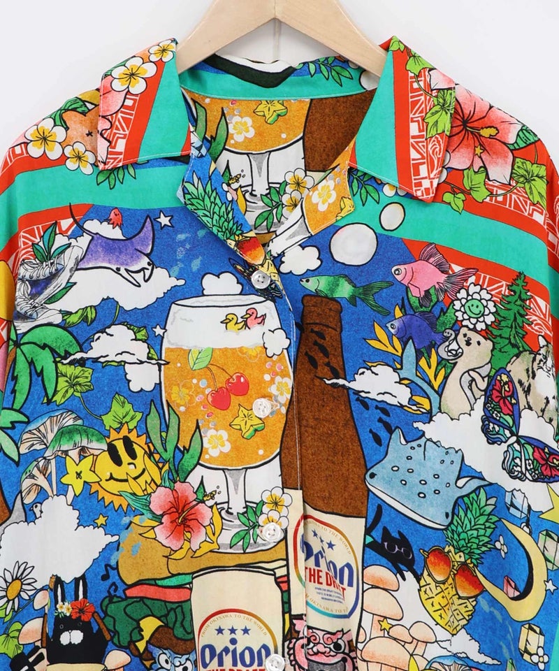 orion×ScoLar スカーフ柄シャツ-18