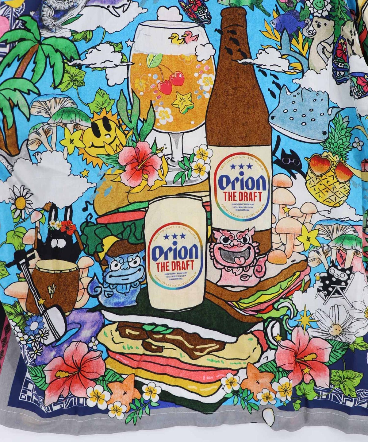 orion×ScoLar スカーフ柄シャツ-22