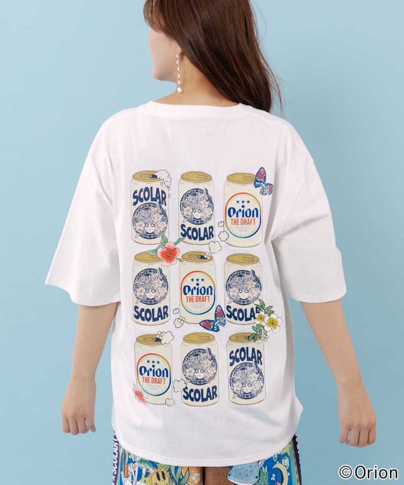orion×ScoLar Beer缶コレクションTシャツ-1