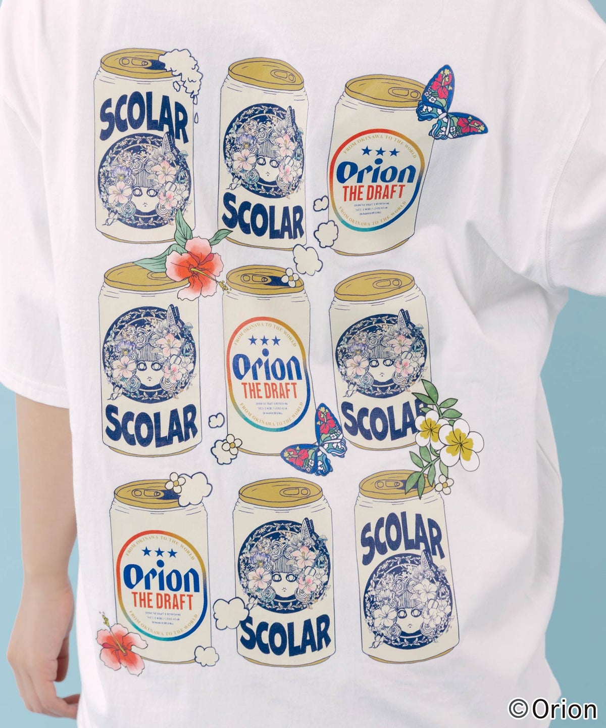 orion×ScoLar Beer缶コレクションTシャツ-9