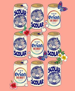 orion×ScoLar Beer缶コレクションTシャツ-15