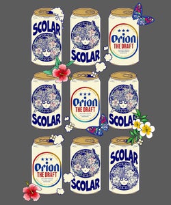 orion×ScoLar Beer缶コレクションTシャツ-15
