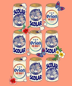 orion×ScoLar Beer缶コレクションTシャツ-18