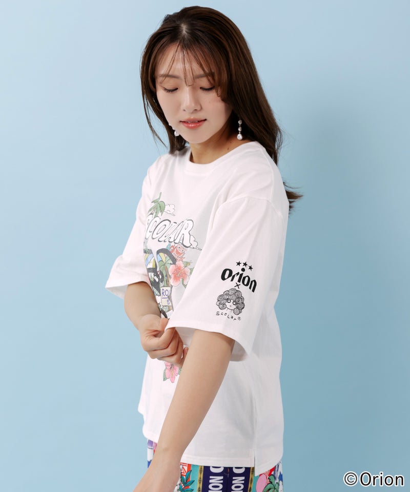orion×ScoLar ROUTE58沖縄柄Tシャツ-5