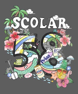 orion×ScoLar ROUTE58沖縄柄Tシャツ-12