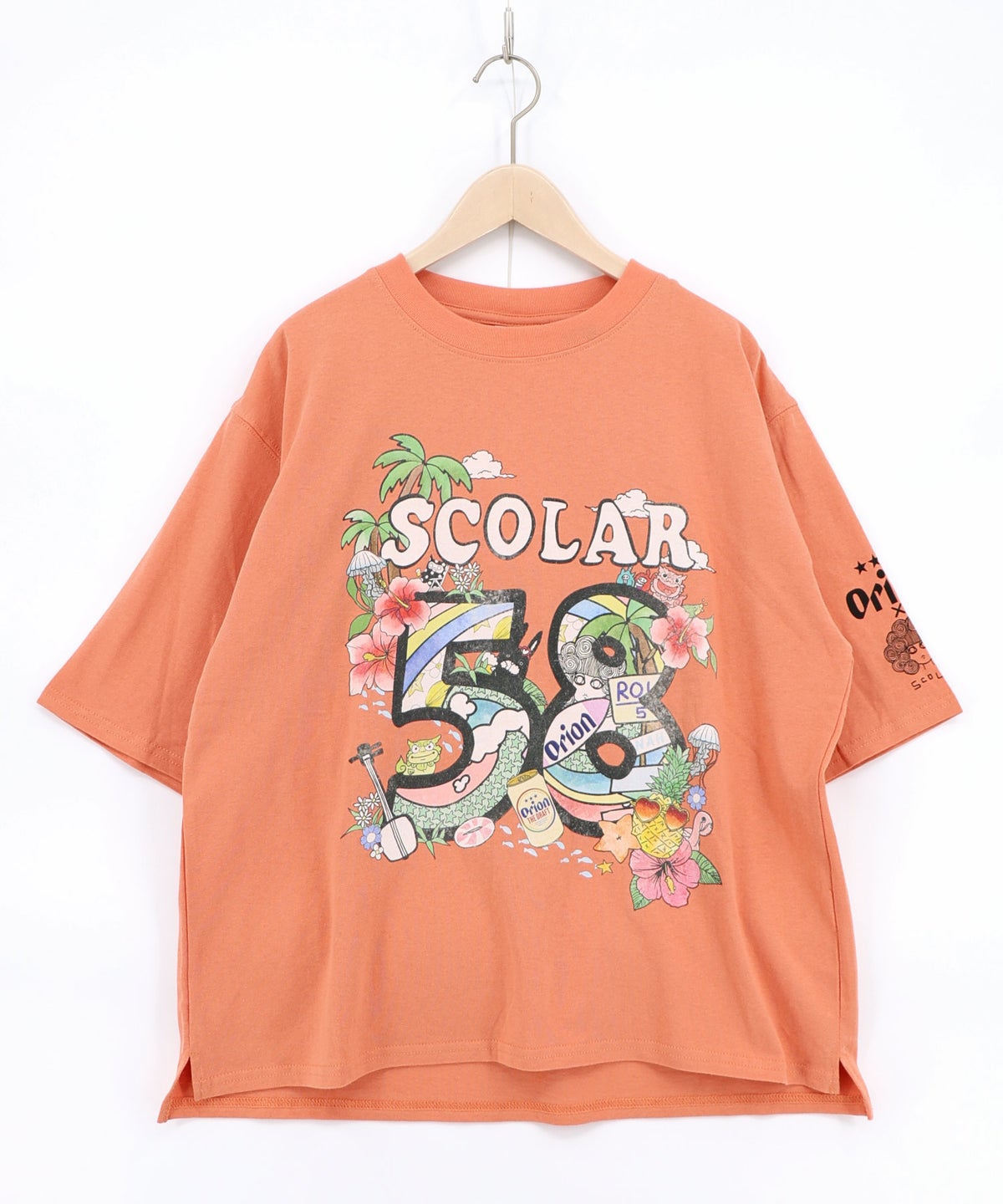 orion×ScoLar ROUTE58沖縄柄Tシャツ-14