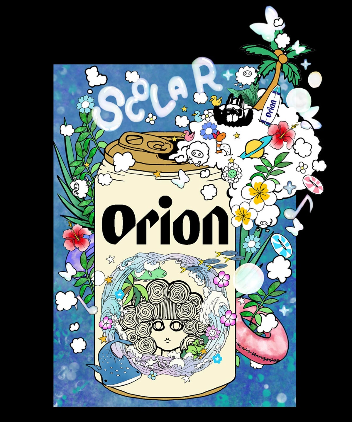 orion×ScoLar ドリーム缶柄Tシャツ-14