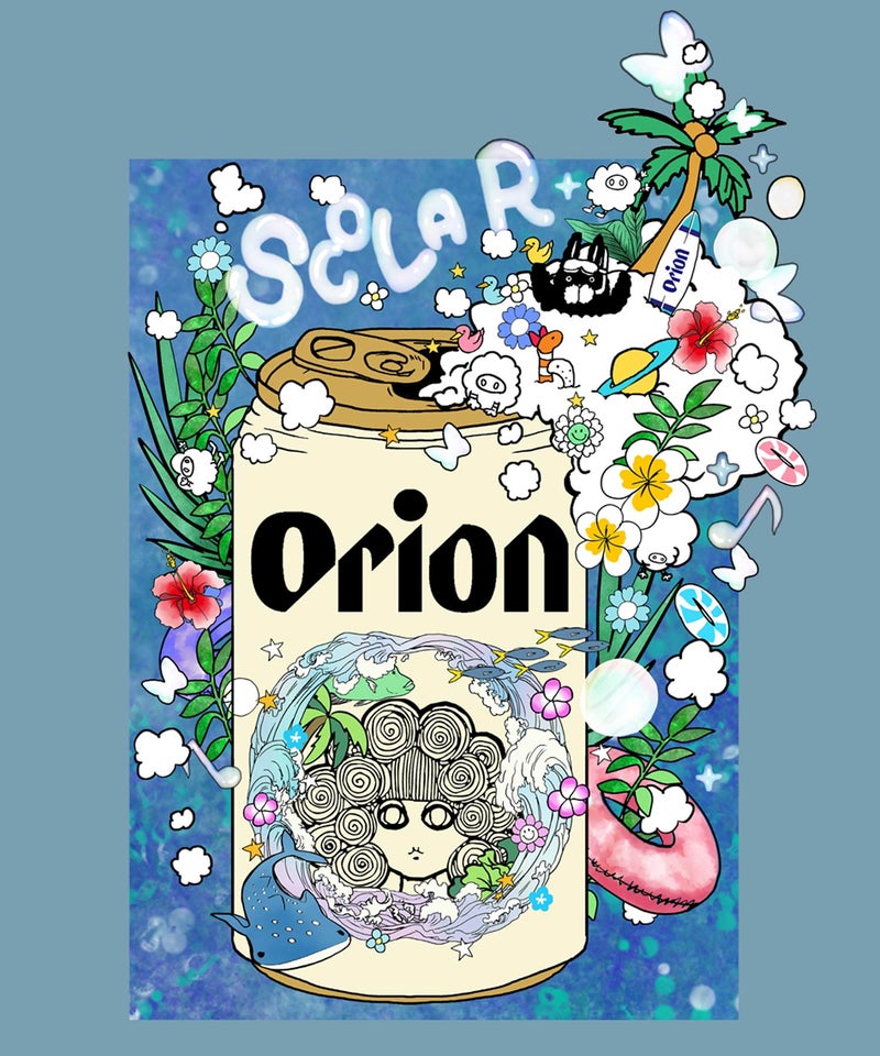 orion×ScoLar ドリーム缶柄Tシャツ-16