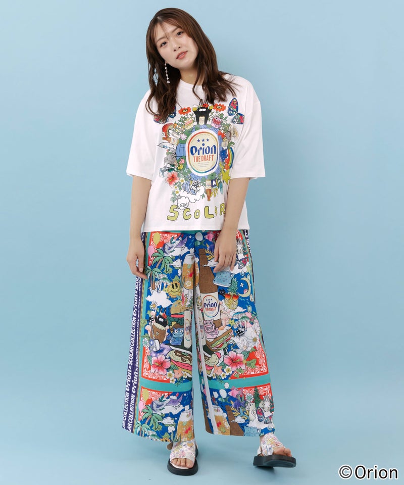 orion×ScoLar ワンダーランド柄Tシャツ-4