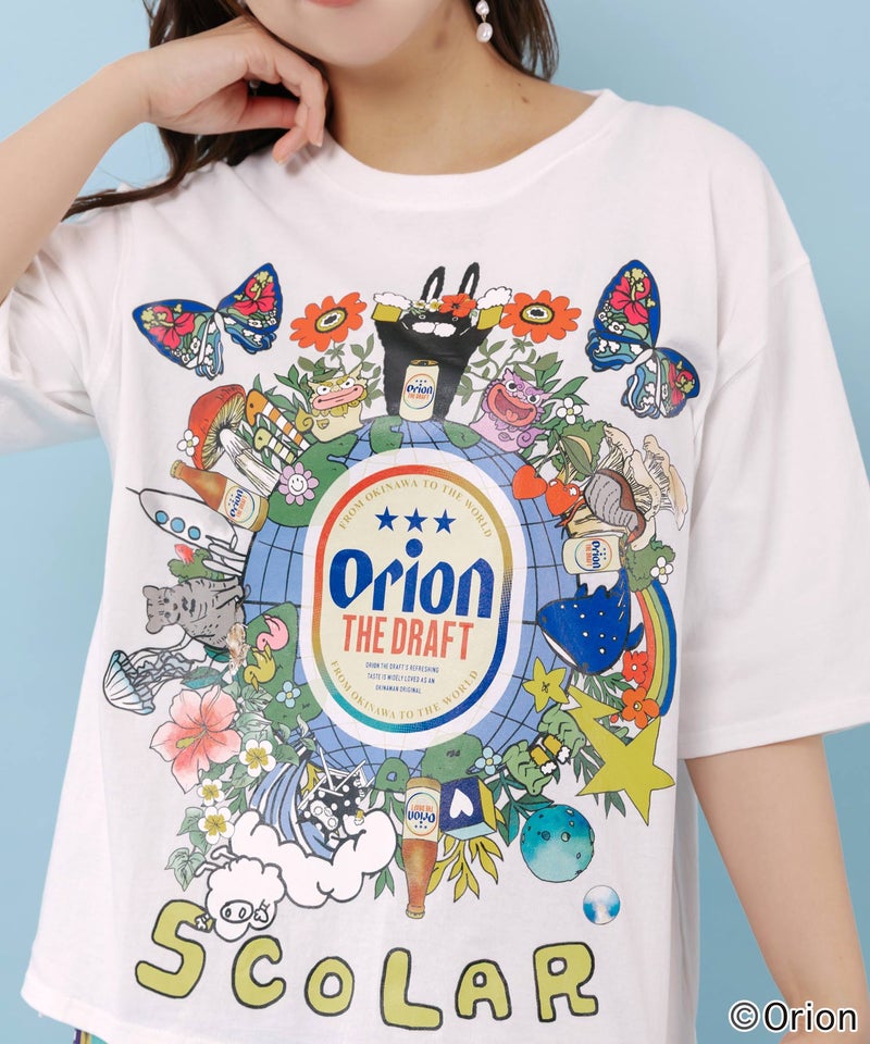 orion×ScoLar ワンダーランド柄Tシャツ-8