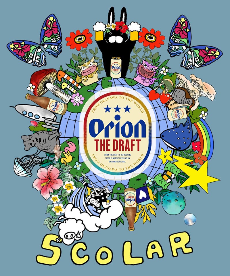 orion×ScoLar ワンダーランド柄Tシャツ-12