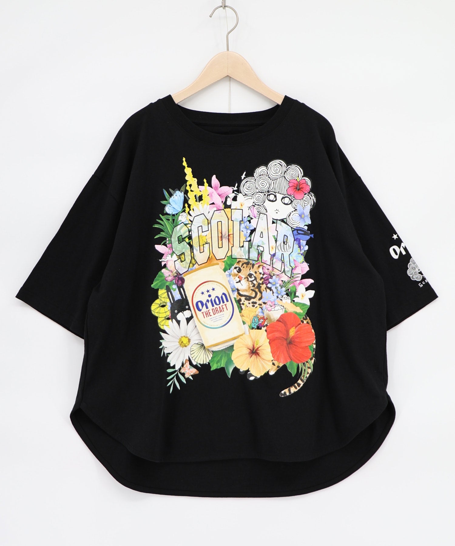 462007：orion×ScoLar ボタニカルパラダイス柄Tシャツの通販-ScoLar