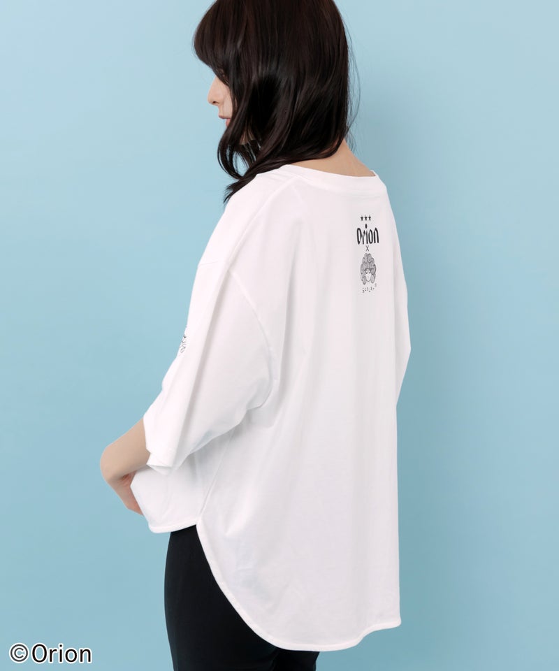 orion×ScoLar フラワーカーニバル柄Tシャツ-3