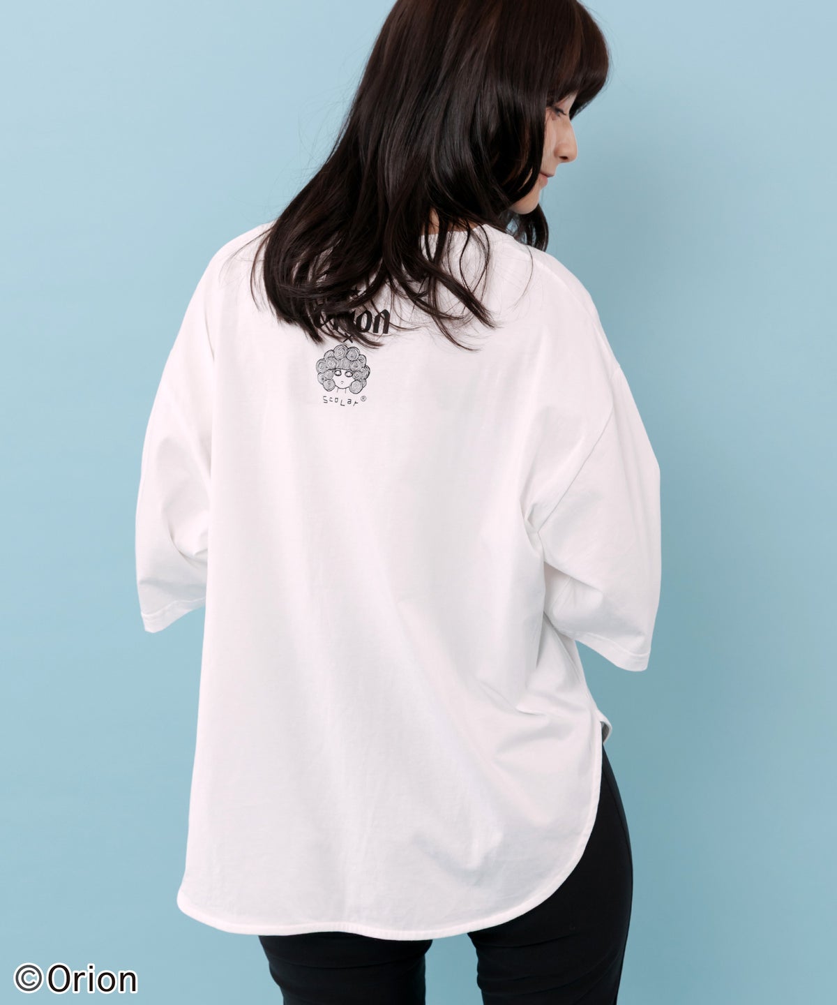 orion×ScoLar フラワーカーニバル柄Tシャツ-4