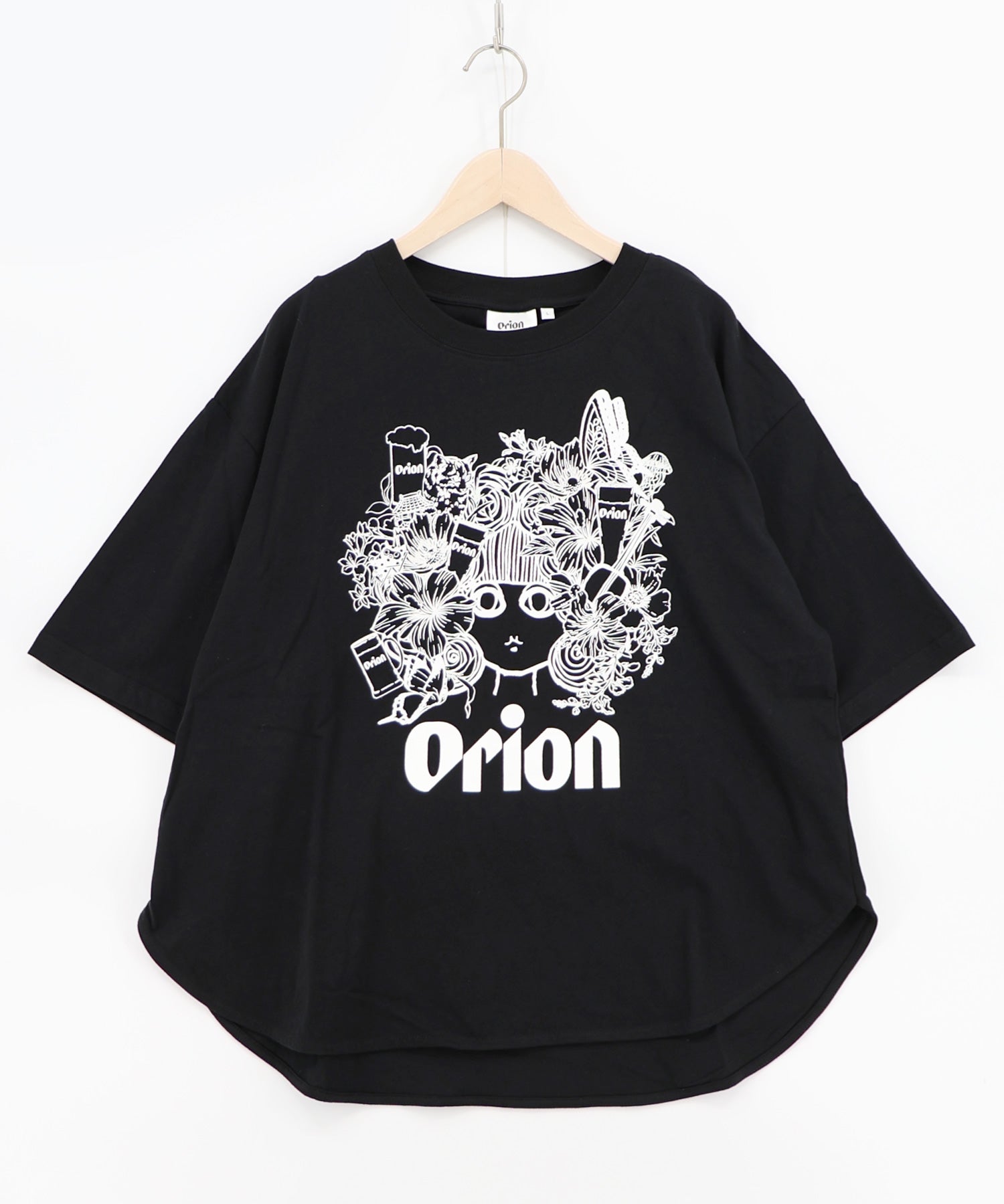 6月中旬頃発送予定】462006：orion×ScoLar フラワーカーニバル柄T