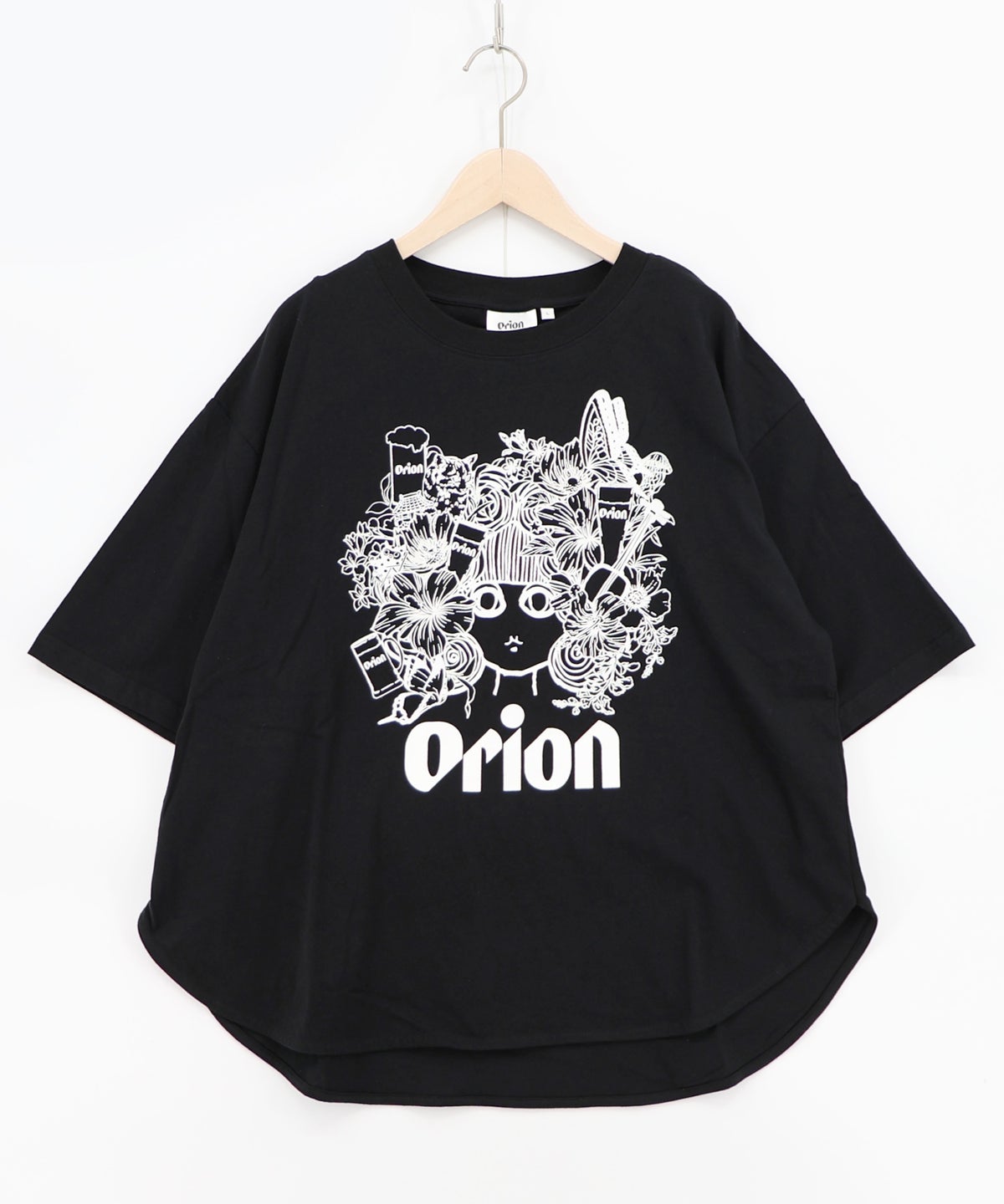 orion×ScoLar フラワーカーニバル柄Tシャツ-13