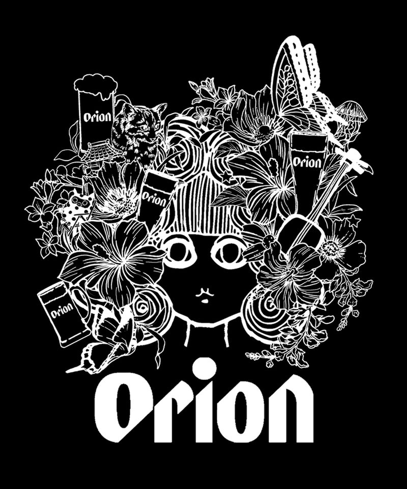 orion×ScoLar フラワーカーニバル柄Tシャツ-14
