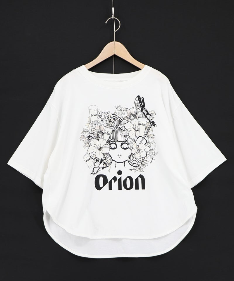 orion×ScoLar フラワーカーニバル柄Tシャツ-6