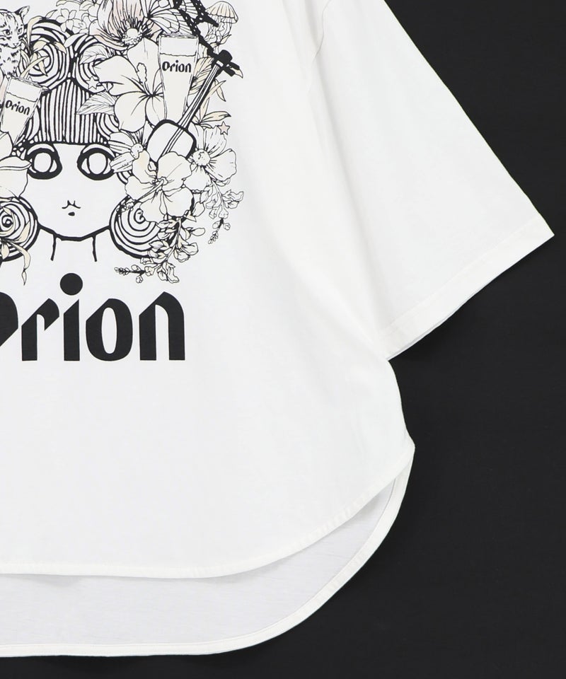 orion×ScoLar フラワーカーニバル柄Tシャツ-19