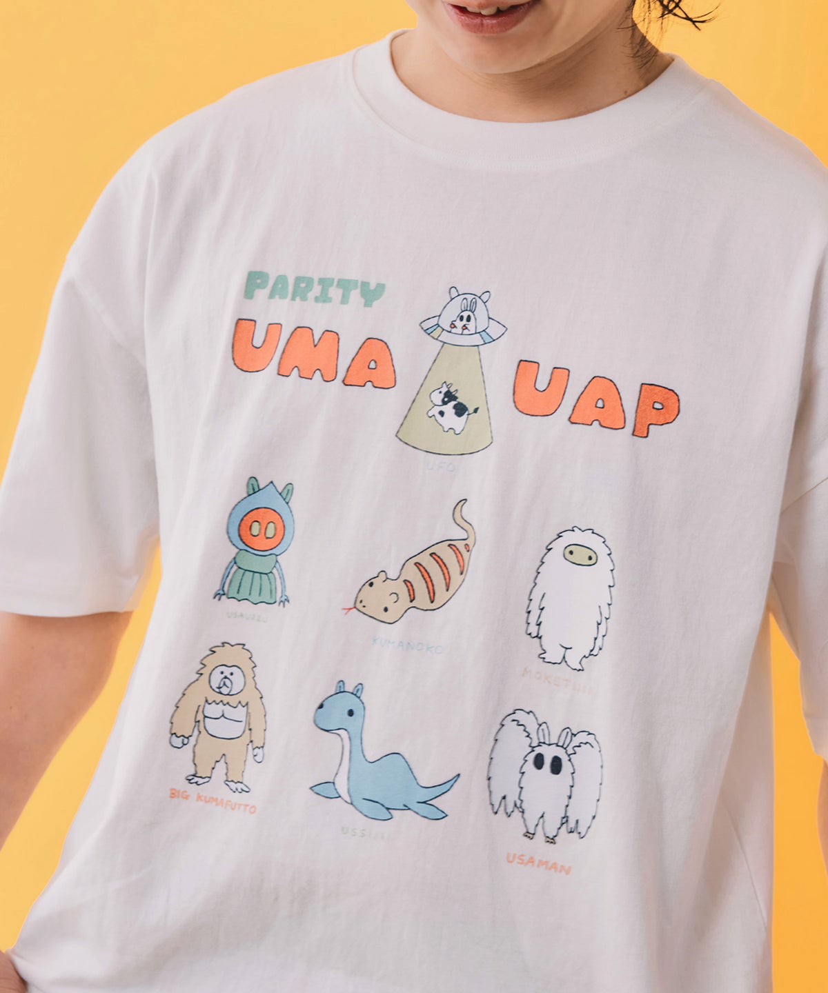 UMA・UAP集合柄Tシャツ-6