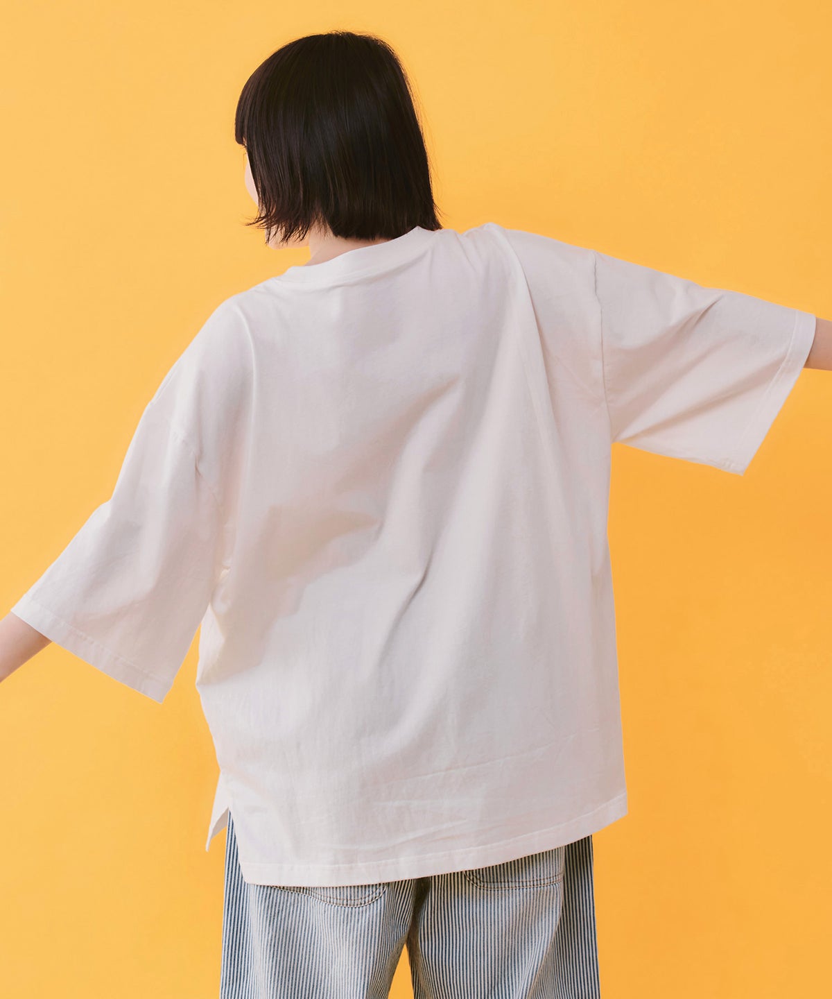 山の妖精とお散歩Tシャツ-5