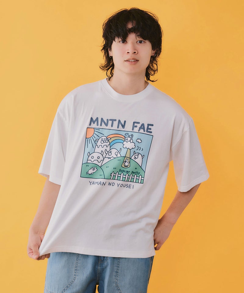 山の妖精とお散歩Tシャツ-9