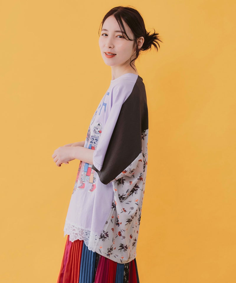 スカラガールズ レース付きTシャツ-6