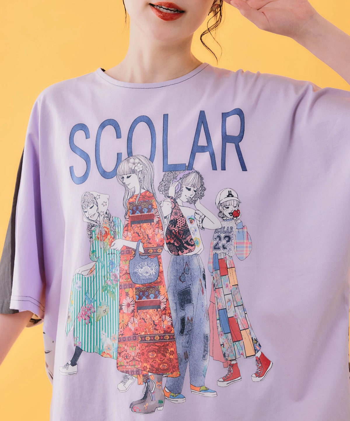 スカラガールズ レース付きTシャツ-7