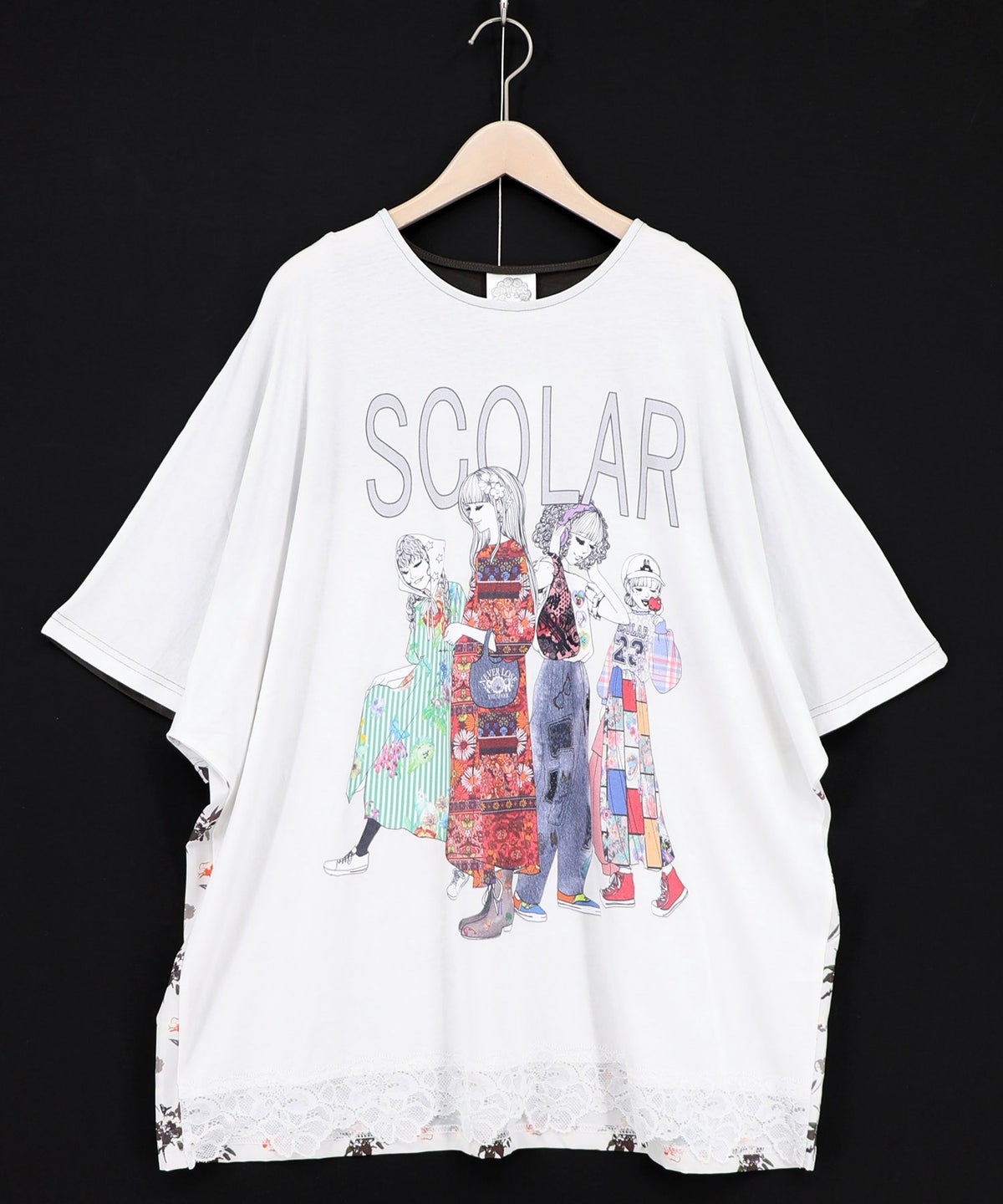 スカラガールズ レース付きTシャツ-10