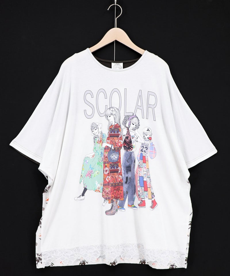 スカラガールズ レース付きTシャツ-10