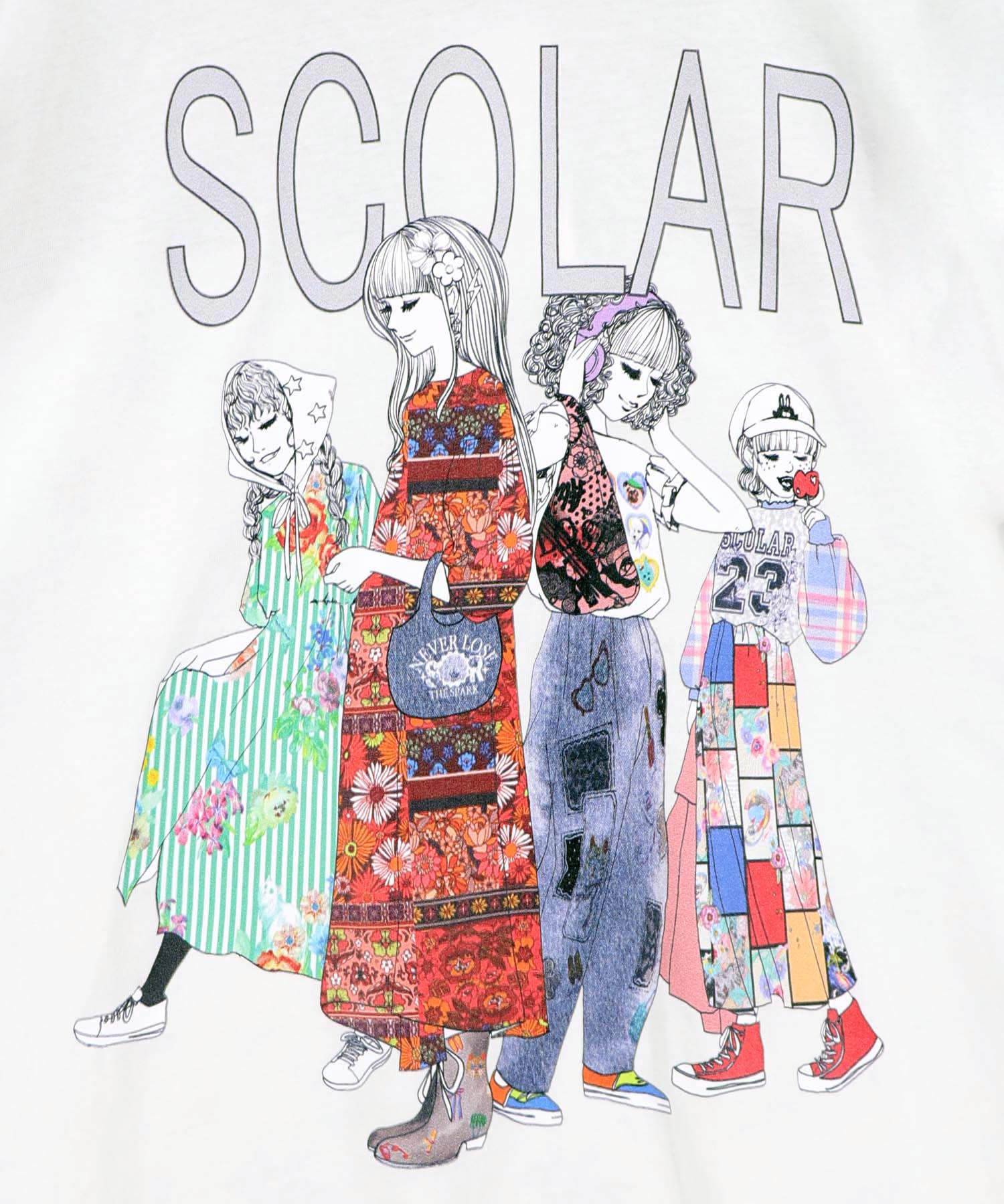 162672：スカラーガールズ レース付きTシャツの通販-ScoLar