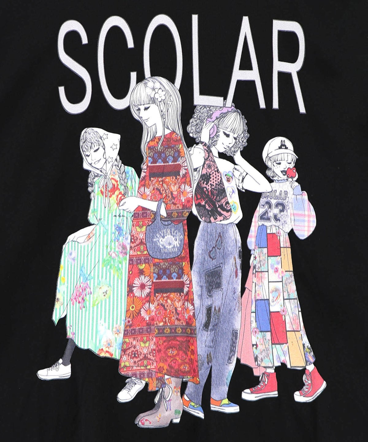 スカラガールズ レース付きTシャツ-15