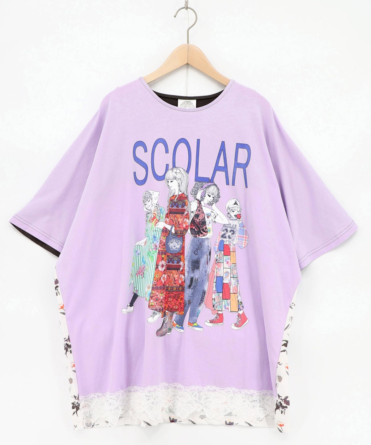 スカラガールズ レース付きTシャツ-16