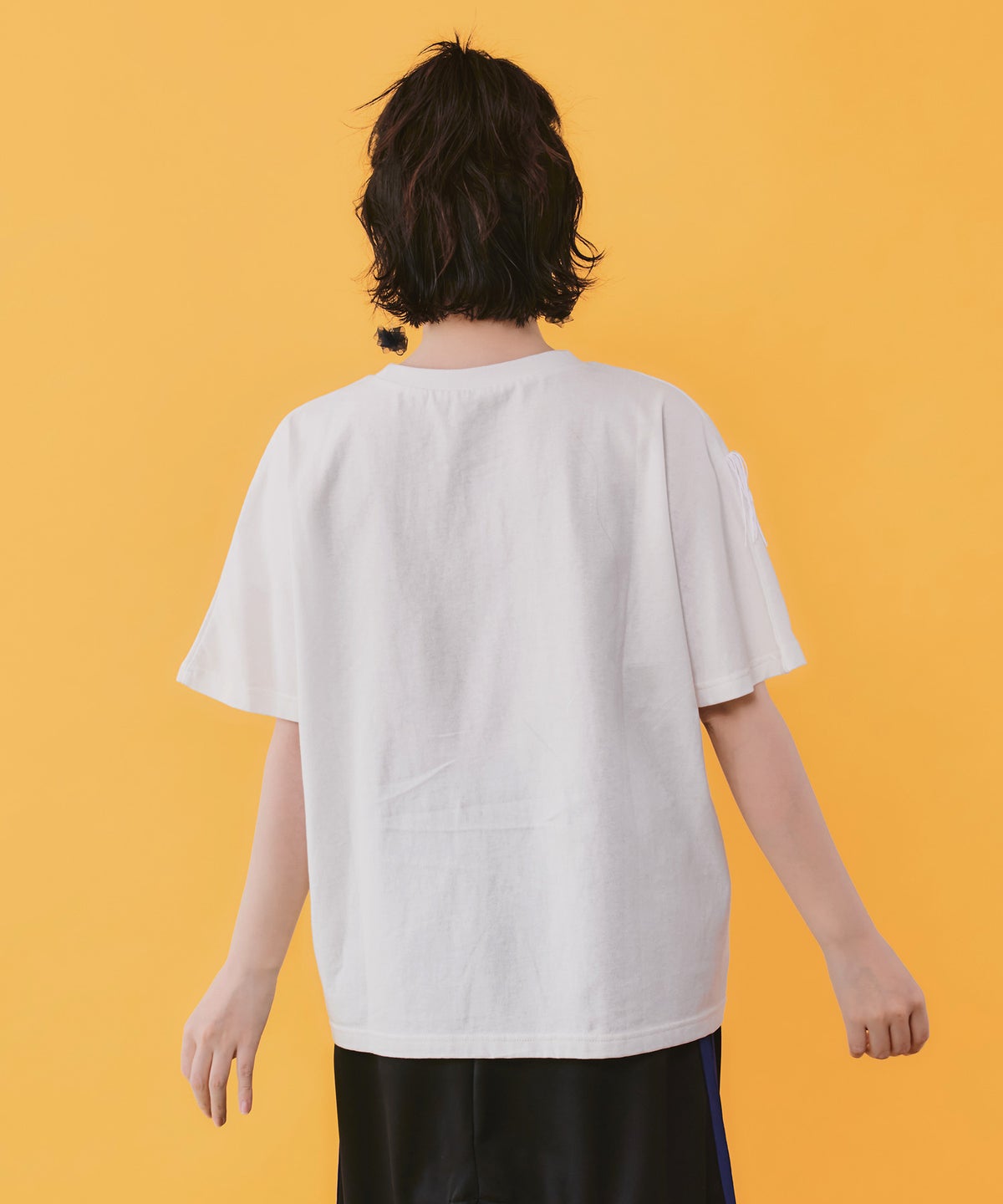 フリンジ入り アメリカン風スカラーちゃんTシャツ-5