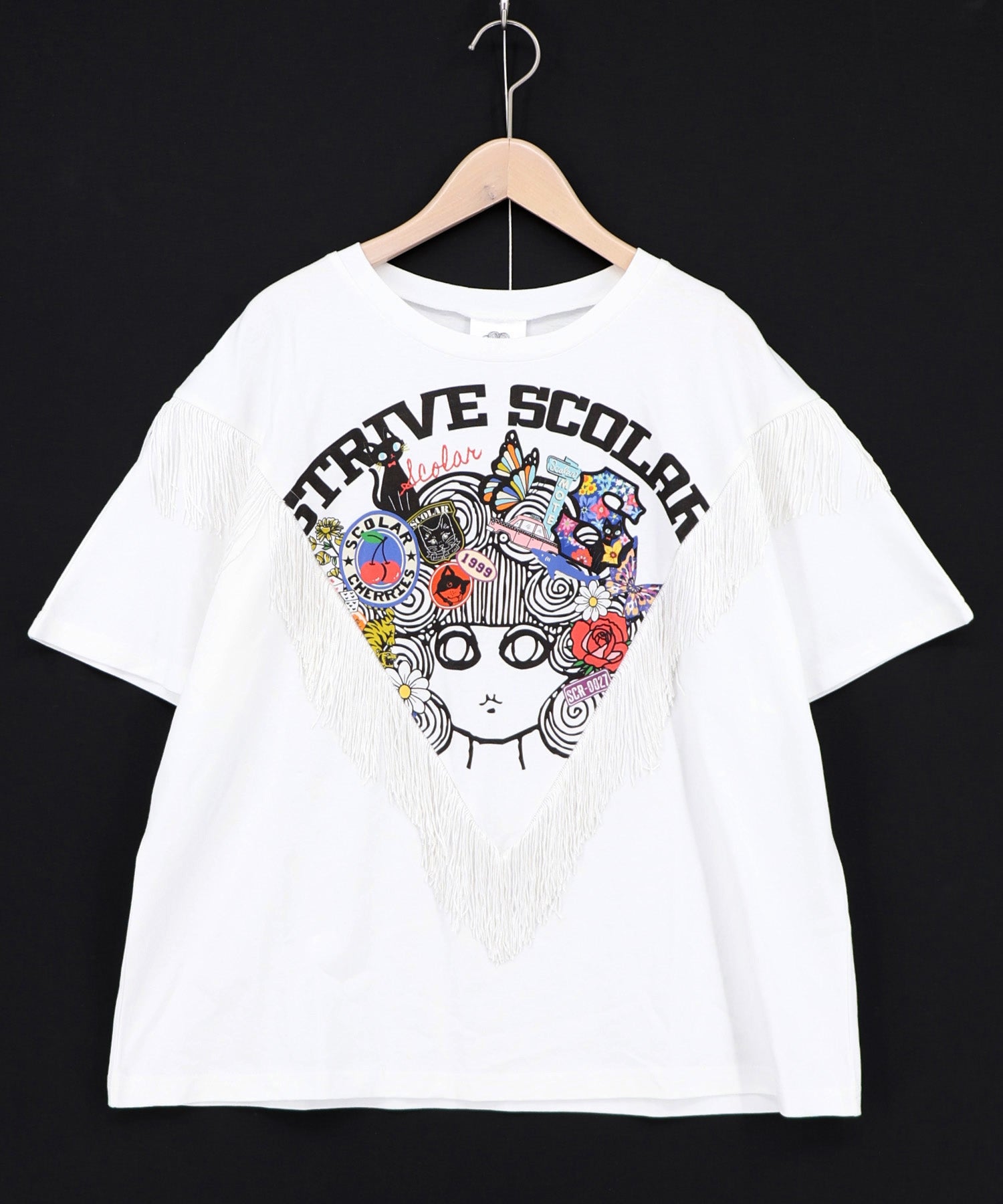 たーちゃんさん様用 162659：フリンジ入り アメリカン風スカラーちゃんTシャツの通販-ScoLar