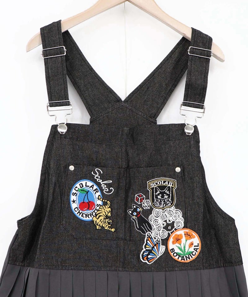 アメリカン風刺繍 デニム×プリーツジャンスカ-19