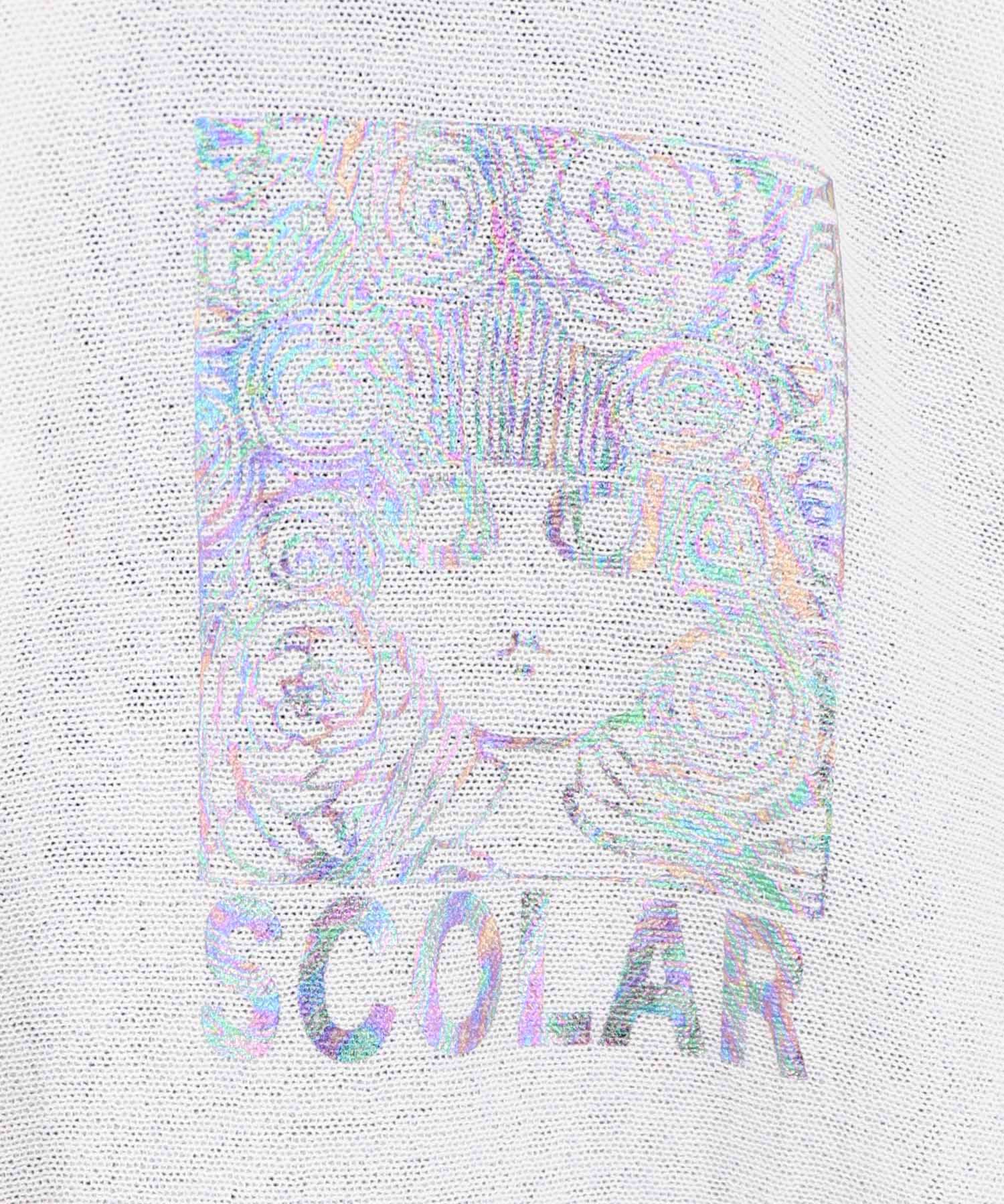 162651：スカラーちゃん箔プリント 接触冷感シアーパーカーの通販-ScoLar