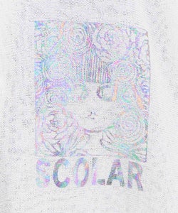 スカラーちゃん箔プリント 接触冷感シアーパーカー-13