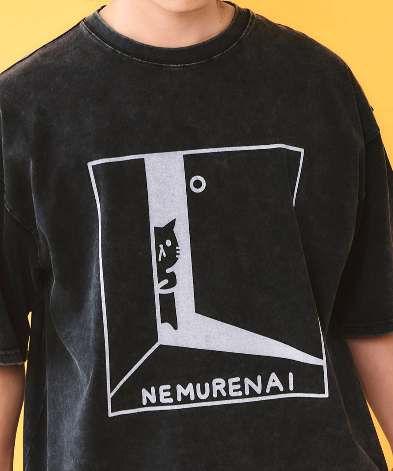 真夜中の訪問者柄Tシャツ-6