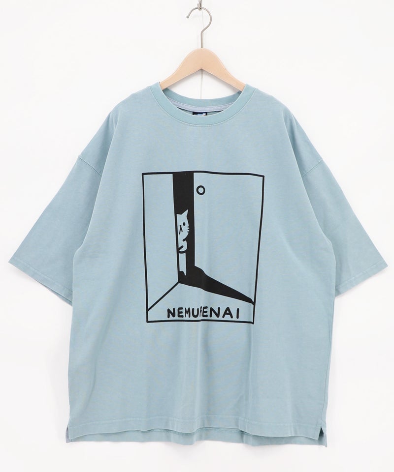 真夜中の訪問者柄Tシャツ-16