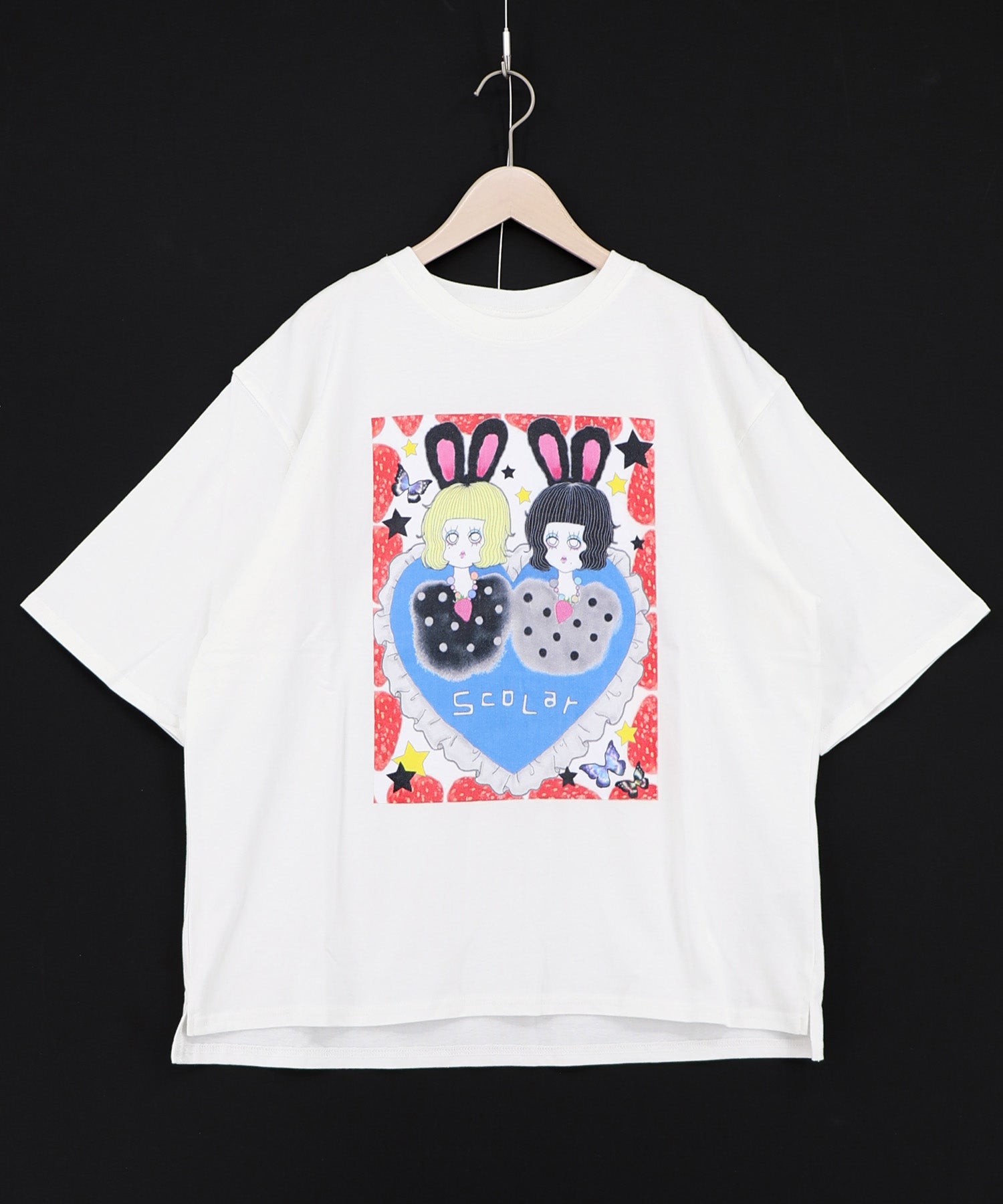 162677：【イラスト募集】フラゴラ・ツインズ柄Tシャツの通販-ScoLar
