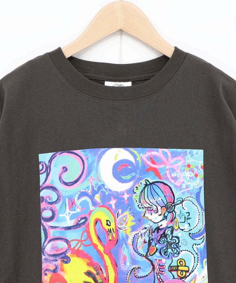 オアシスの夢柄Tシャツ-14