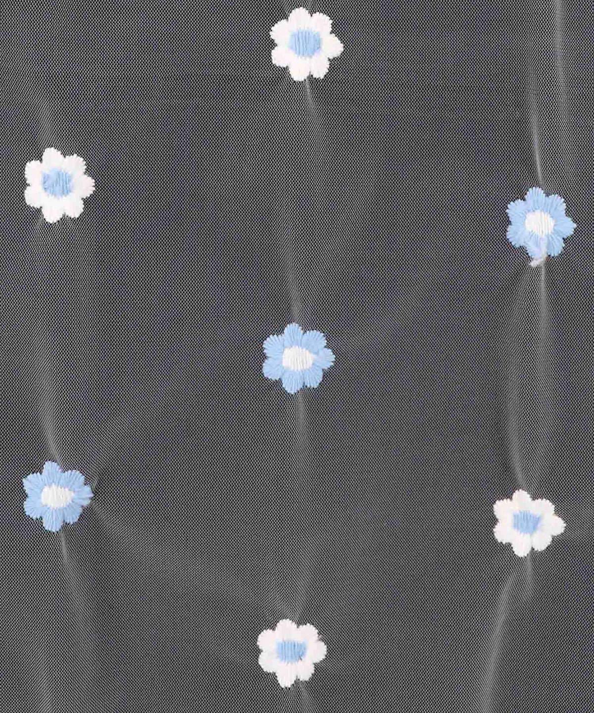 スカラーガールズ 花刺繍チュール重ねTシャツ-21