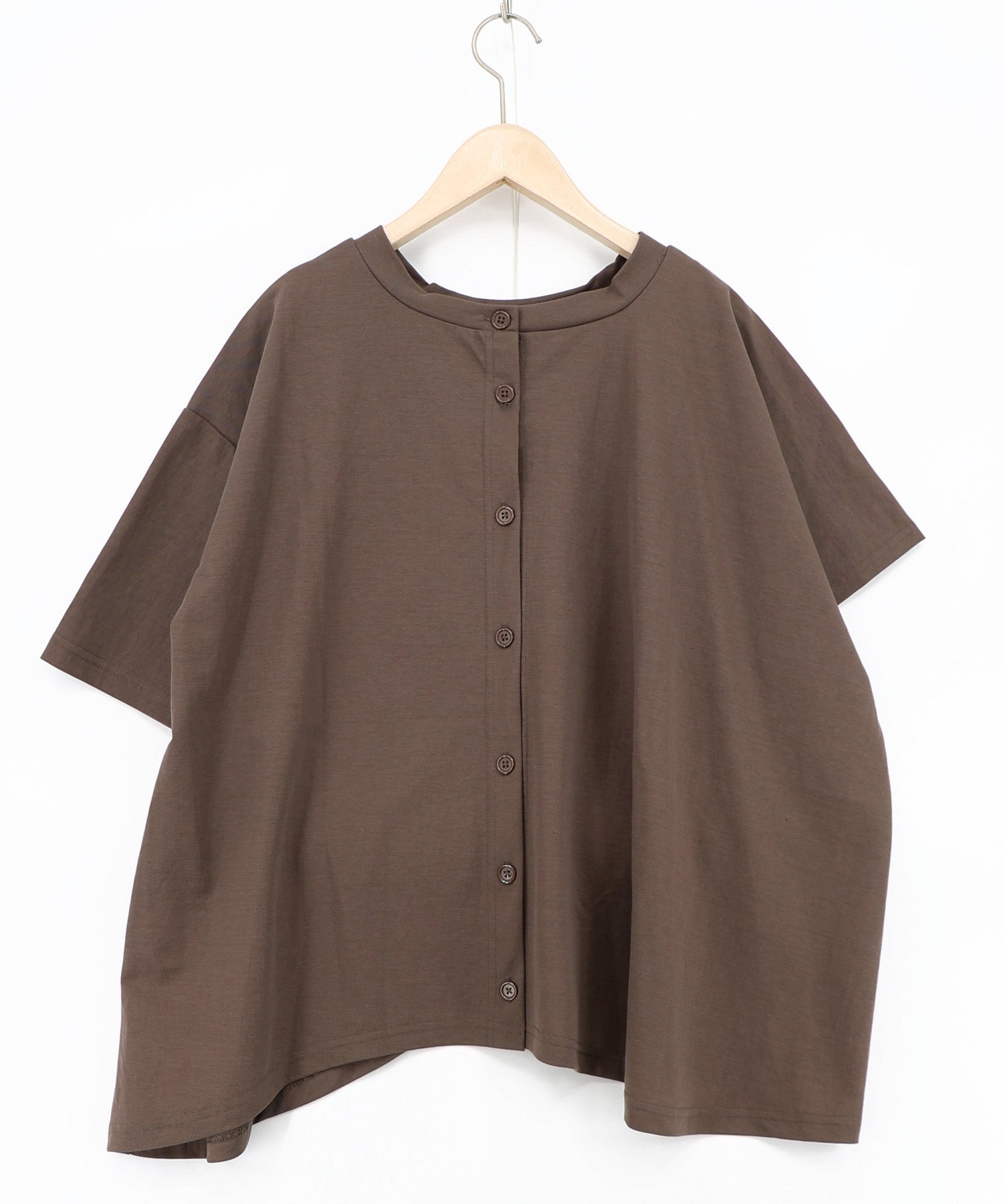 ジャンシロ様オーダー品 162702：ヒョウ柄ロゴ乗りラビル アシメ2wayプルオーバーの通販-ScoLar
