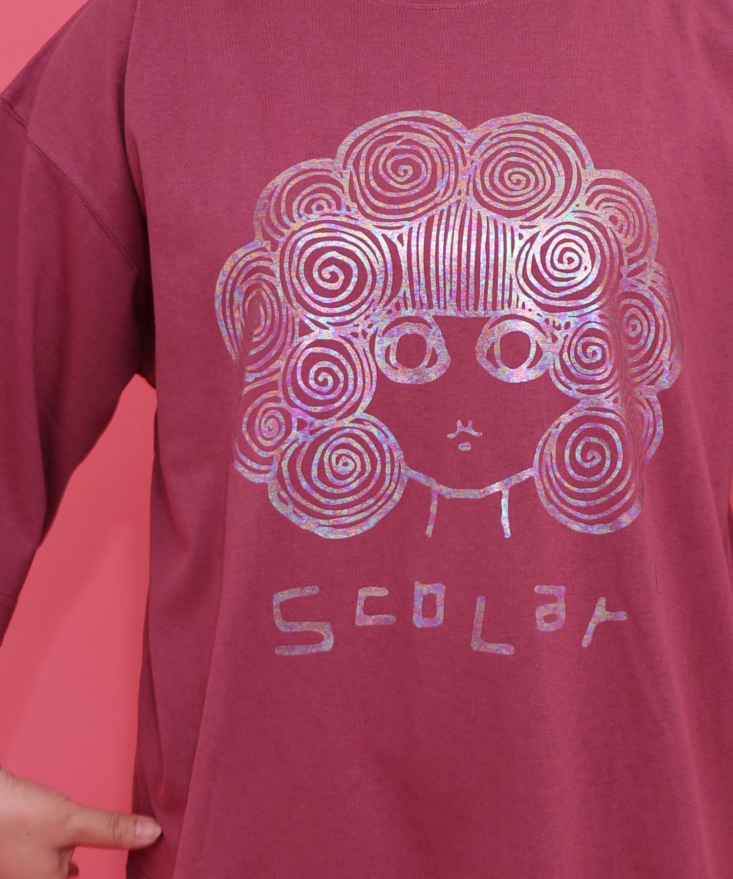 162693：オーロラ箔スカラーちゃん 接触冷感Tシャツの通販-ScoLar